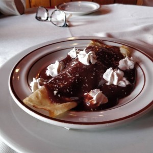 Crepe de chocolate