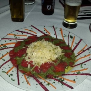 carpaccio finas hiervas