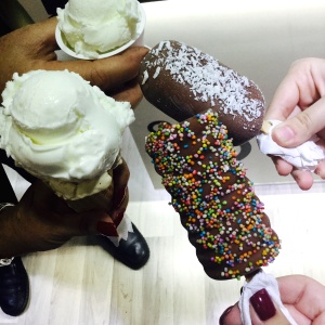 Helados y paletas, aceptables.