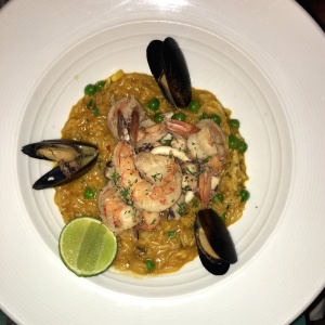 Arroz caldoso de mariscos