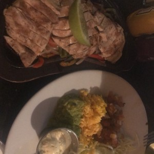 fajitas de pollo