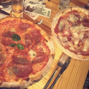 Pizza salami milano
