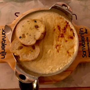 crema de cebolla gratinada