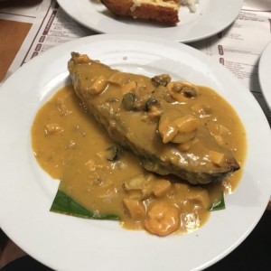 Pescado en posta a la Marinera