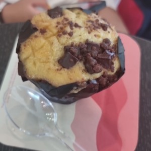 cupcake de chocolate