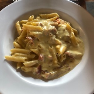 Penne carbonara