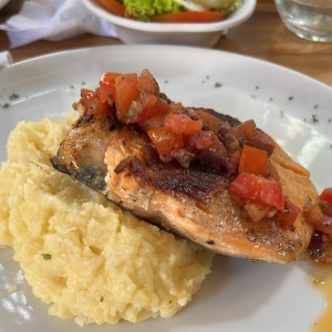 Salmon a la Mediterranea