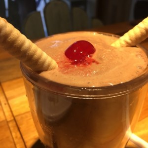 Malteada de chocolate. 