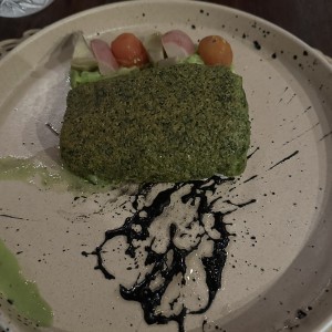 Salmon en costra