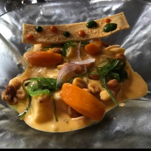 ceviche de pez leon