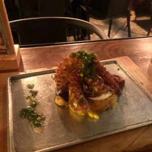 pulpo a la parrilla