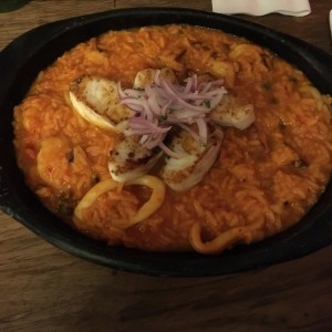 arroz caldoso de mariscos 