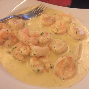 crepe camarones al ajillo