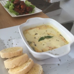 lasagna de pollo con espinacas