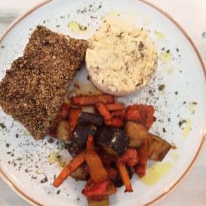 Salmón encostrado