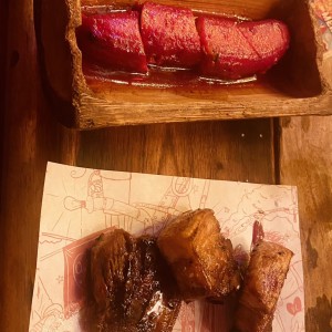 Costillas de cerdo marinadas