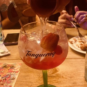 Gin tonic de frutos rojos