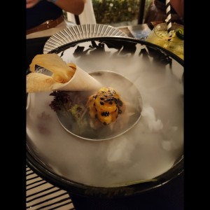 CEVICHE DE CAMARÓN Y PESCADO 