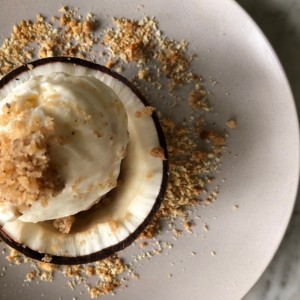 Postre de coco 
