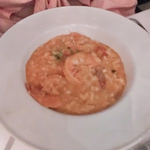 Risotto de langostinos
