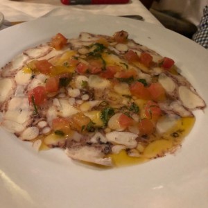 carpaccio de pulpo