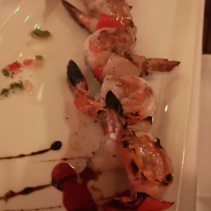 gambas parrilla