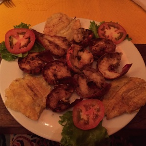 Colitas de langosta a la plancha