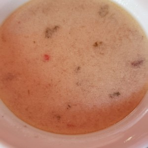 sopa de pescado cortesia