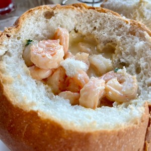 Panne cook camarones al ajillo