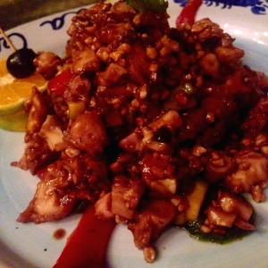  Pulpo en Salsa de Mariscos