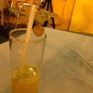 Jugo de mandarina...recomendado!