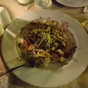 Tiradito de Corvina
