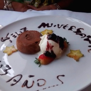 souffle de chocolate