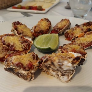 ostras a la parmesana 