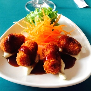 Croquetas de cangrejo