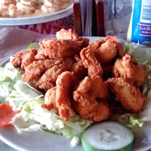 Camarones apanados