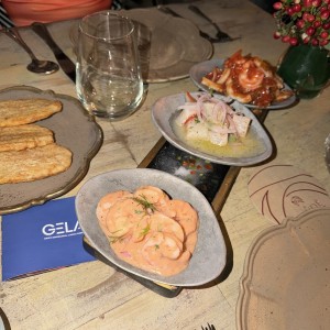 Trilogía de ceviches