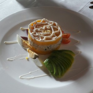 Causa rellena de cangrejo 