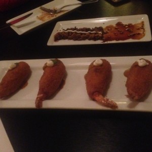 Langostinos rellenos