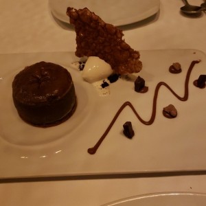pastel de chocolate con vainilla 