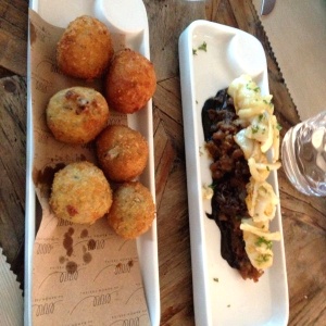 Croquetas de celta y morcilla 