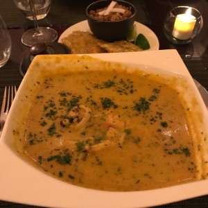 Crema de mariscos