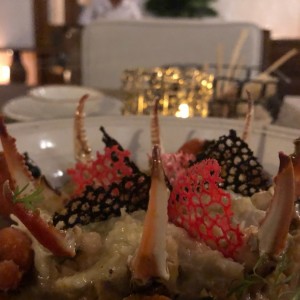 camarones y cangrejos