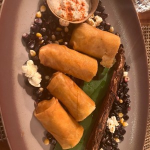 Spring rolls de gallina