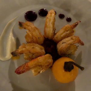 corona de langostinos
