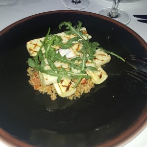 Ensalada de palmitos a la plancha