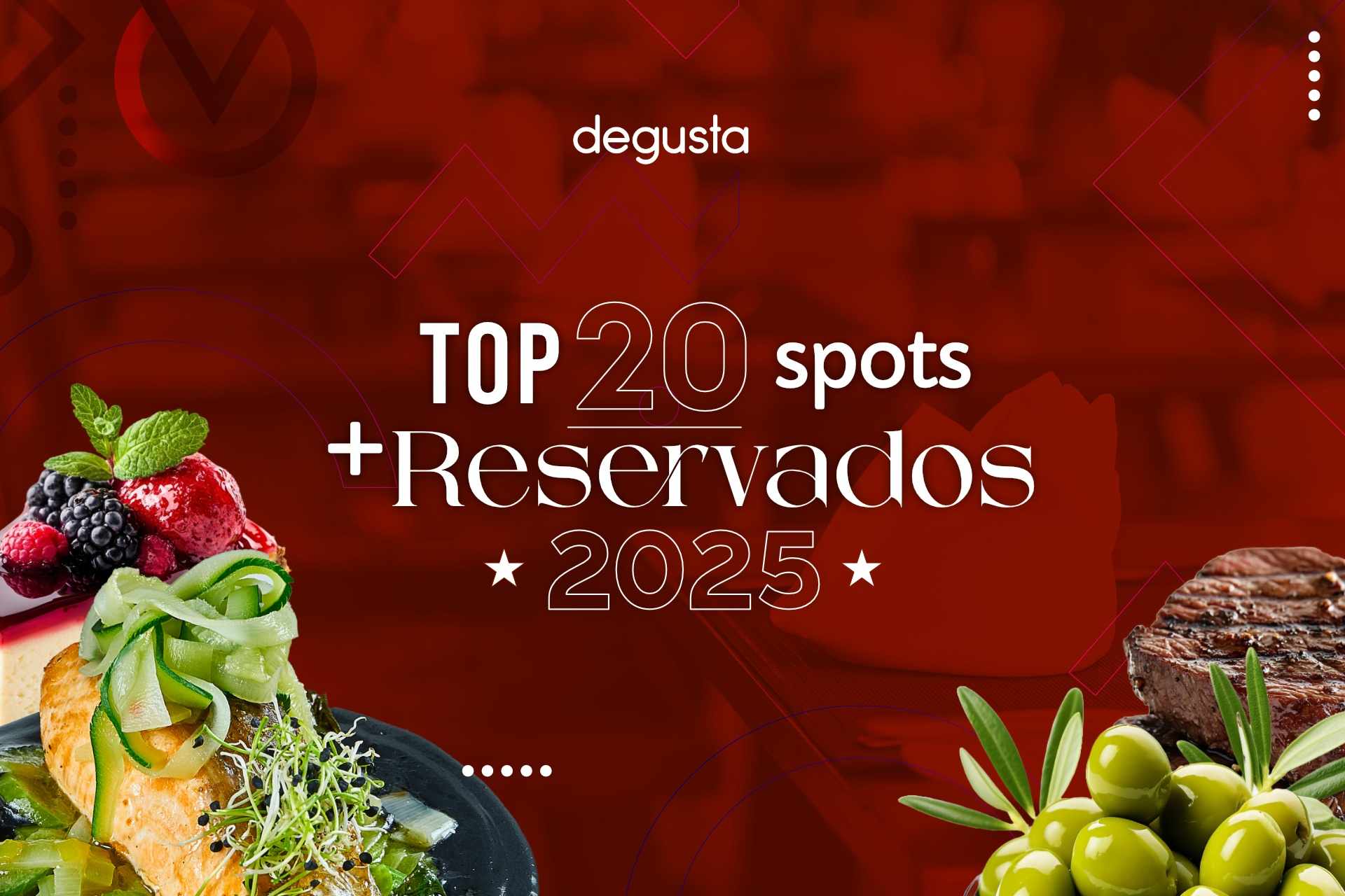 Top 20 spots con más reservas en 2025